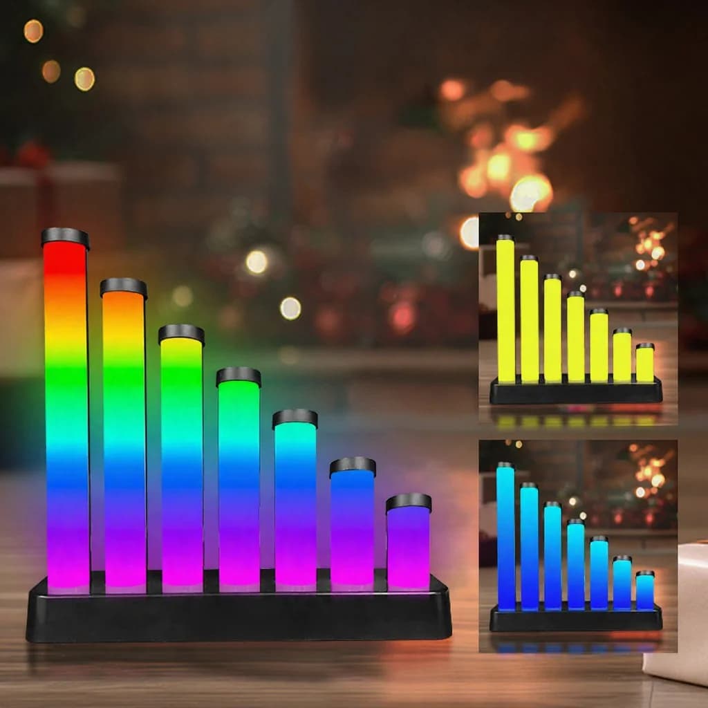RGB-лампа с реакцией на звук и управлением через приложение