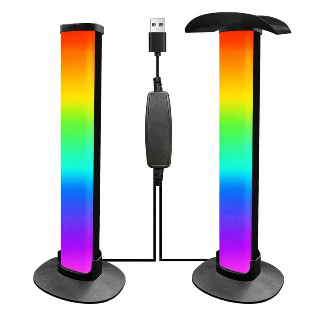 Игровая RGB-лампа с подставкой для наушников и синхронизацией звука