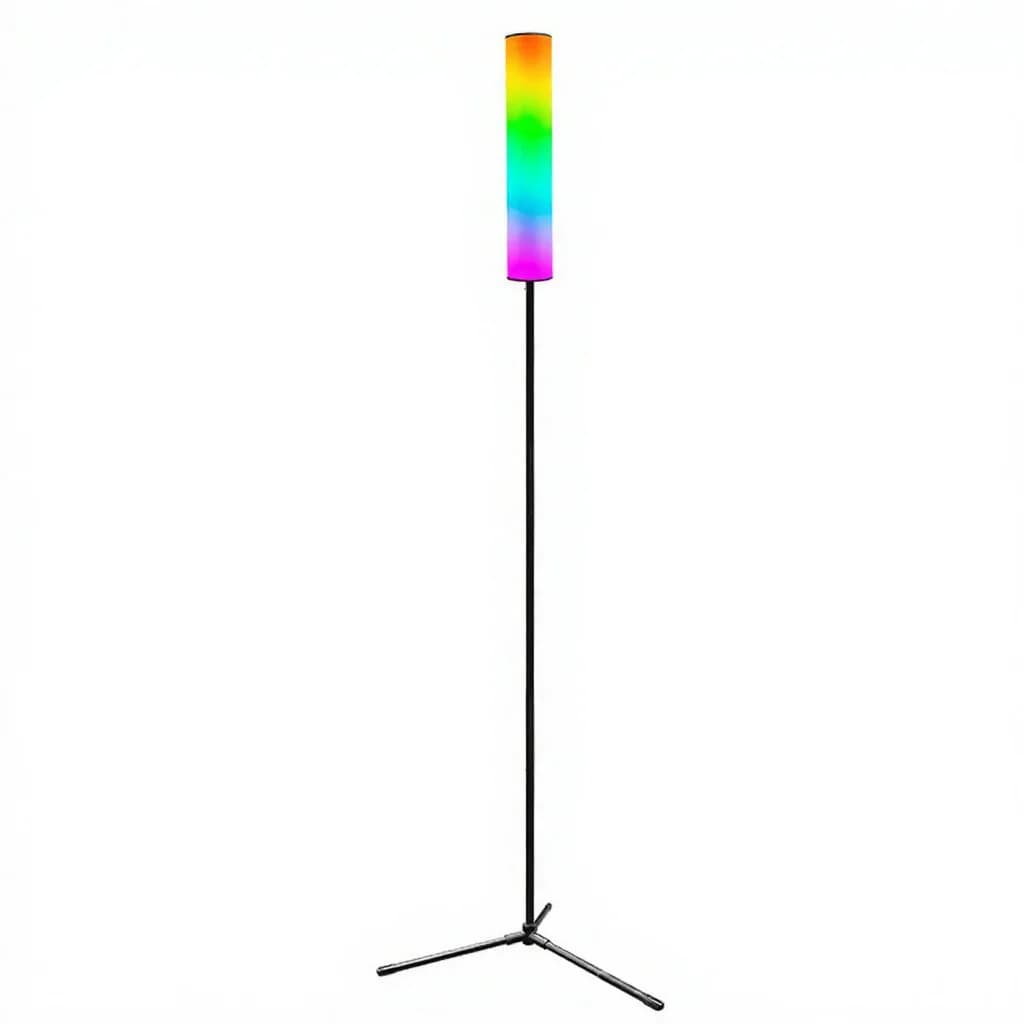 Напольная лампа-тренога RGB LED с пультом для спальни и гостиной