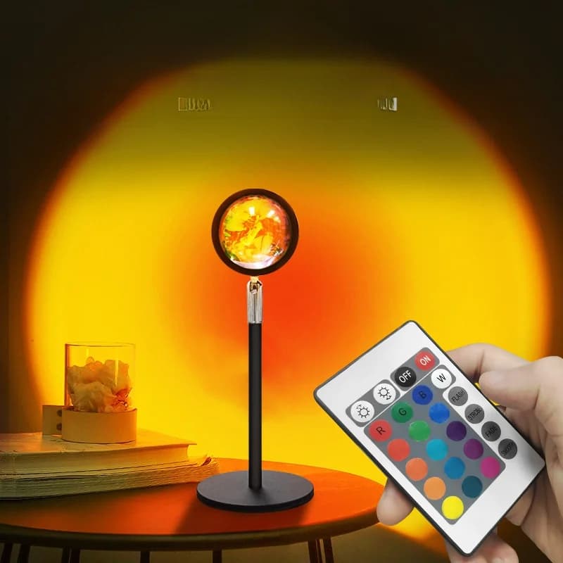 USB-проектор «Закат» RGB для декора стола