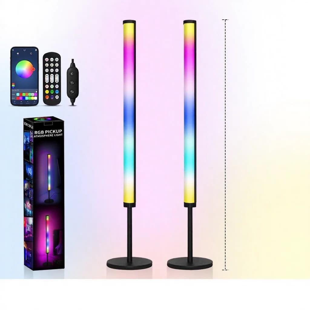 Настольная RGB-лампа атмосферы с синхронизацией музыки и управлением через приложение