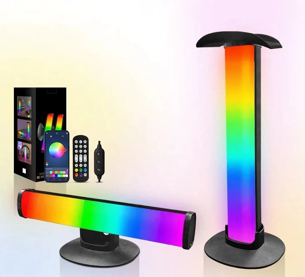 Игровая RGB-лампа с подставкой для наушников и синхронизацией звука