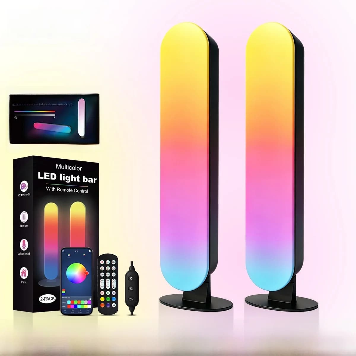 RGB LED подсветка с синхронизацией музыки по Bluetooth и управлением через приложение
