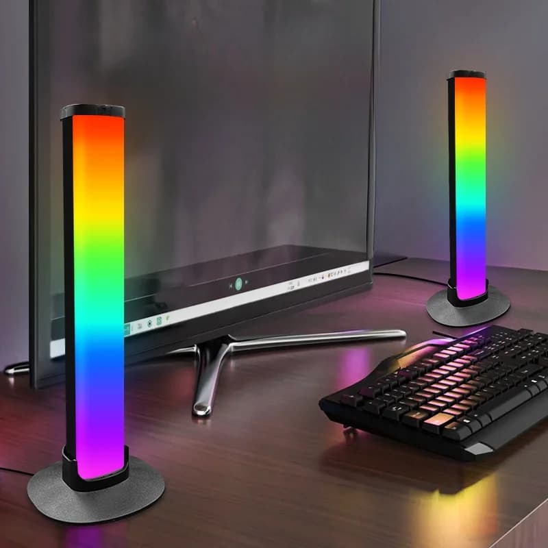 Игровая RGB-лампа с подставкой для наушников и синхронизацией звука