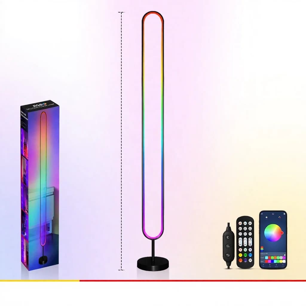 RGB-светильник с реакцией на звук и управлением через приложение