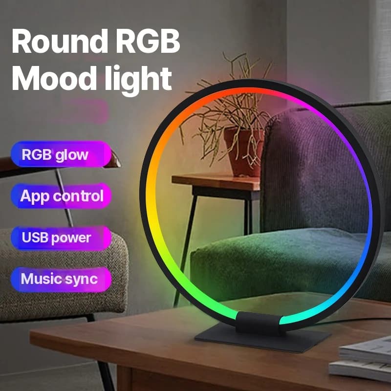 Светодиодный ночник с RGB-подсветкой и синхронизацией музыки