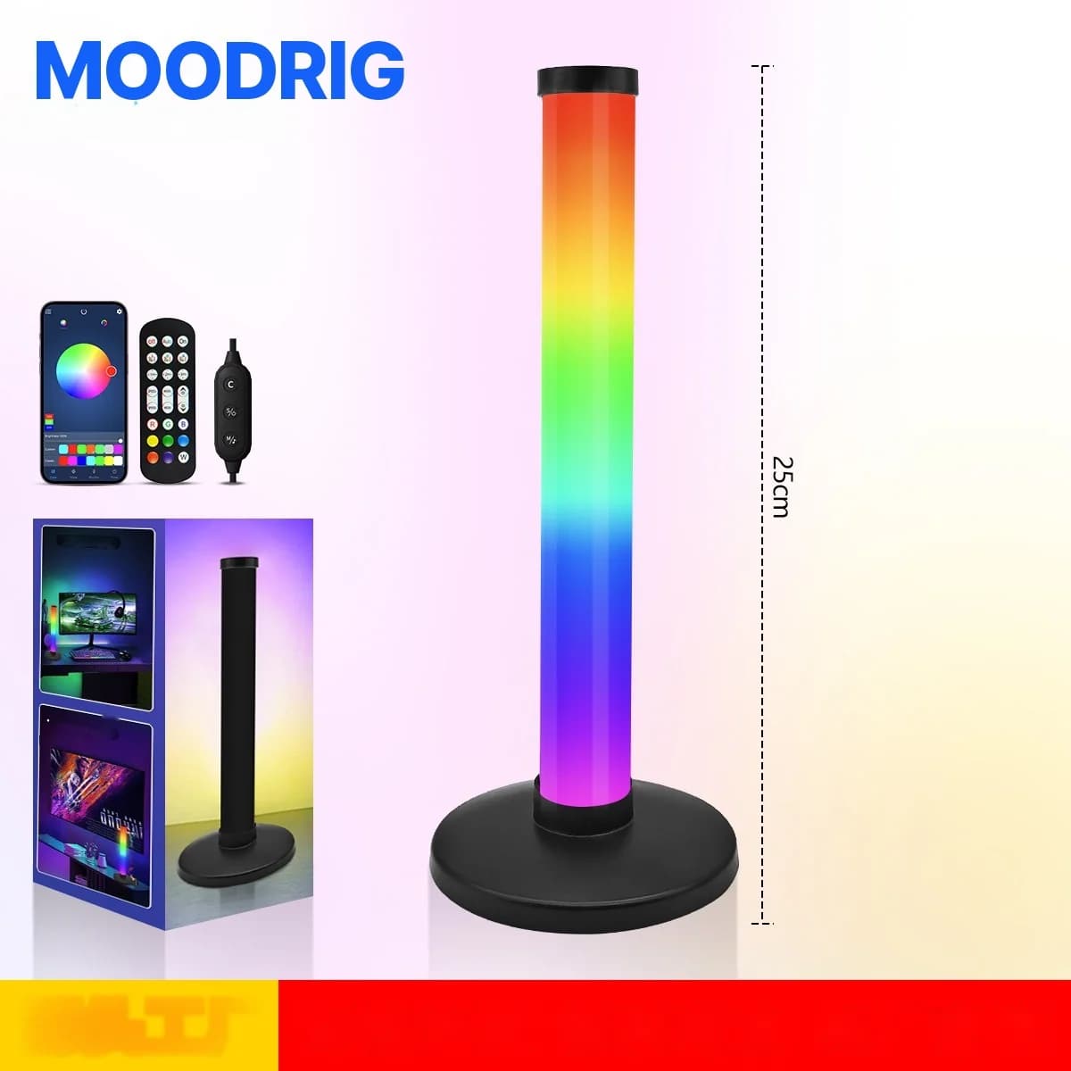 RGB-лампа с реакцией на звук для игрового стола