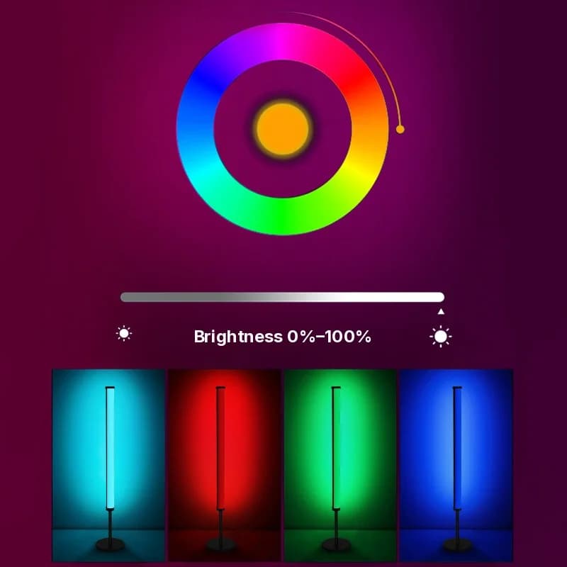 Настольная RGB-лампа атмосферы с синхронизацией музыки и управлением через приложение