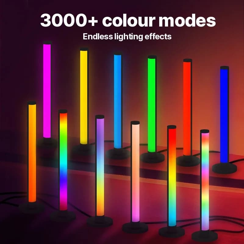 Настольная RGB-лампа с реакцией на звук и управлением через приложение